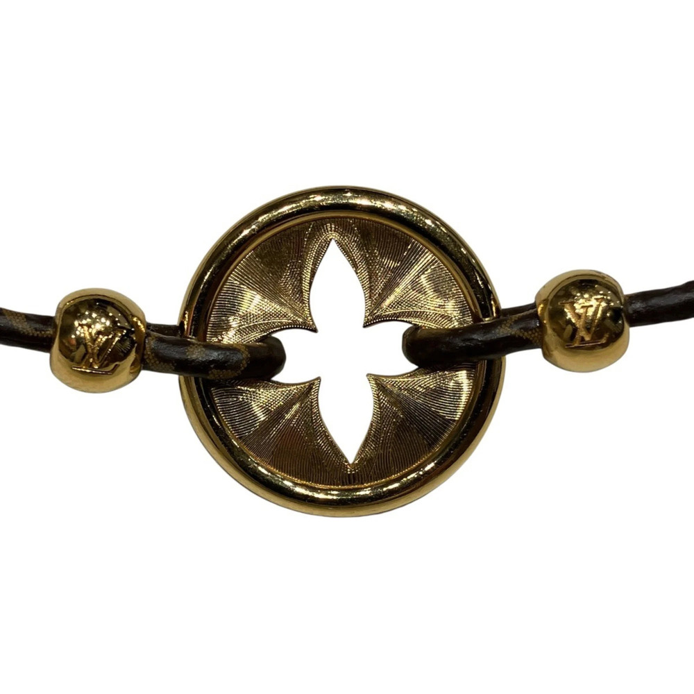 LOUIS VUITTON Gold Monogram Charm Bracelet - Picture 1 of 8